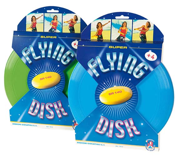 Frisbee 23 cm 120 gram 4 ass. 7910-0000