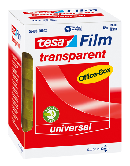 12 Rol Tesa plakband 66mx12mm 57403