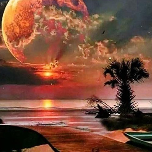 Diamond painting Sunset 4050/104