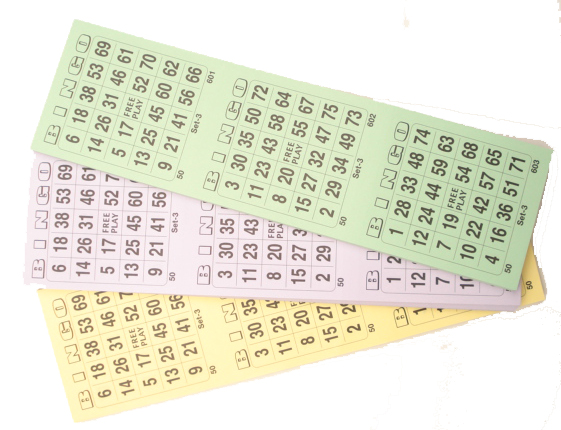 10 Bingoblokken 100X3Krt 1-75 75BT01