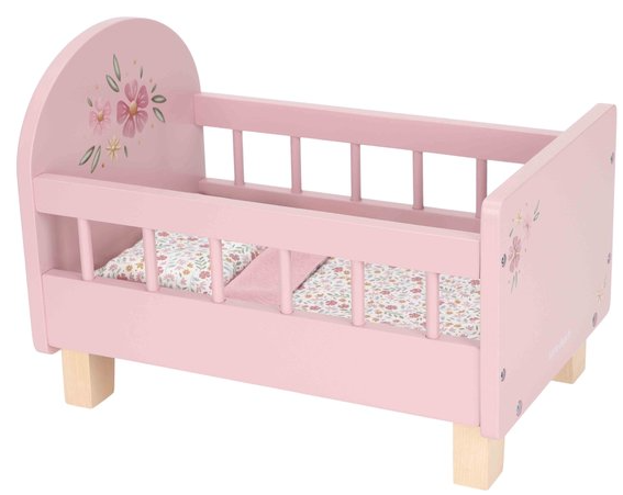 Little D. poppenbed met textiel LD2517