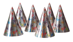 6 Laserhoedjes in verp. 64263