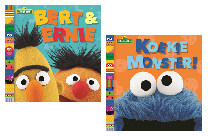 Sesamstraat kartonboek 2 ass.