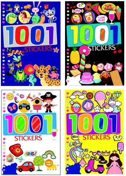 1001 stickerboek 4 ass.