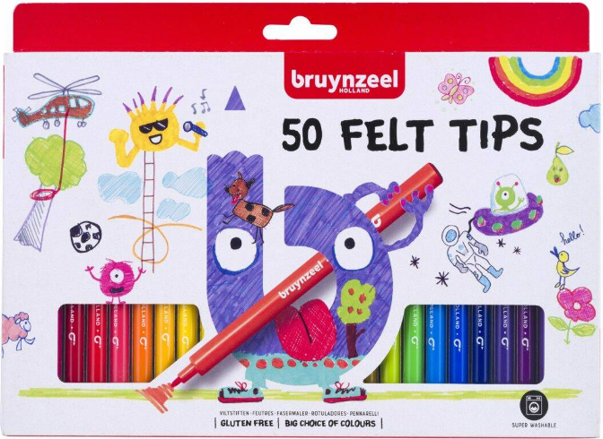 Bruynzeel 50 viltstiften 60121250