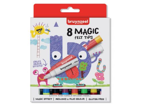 Bruynzeel 8 magic felt tips 60126008