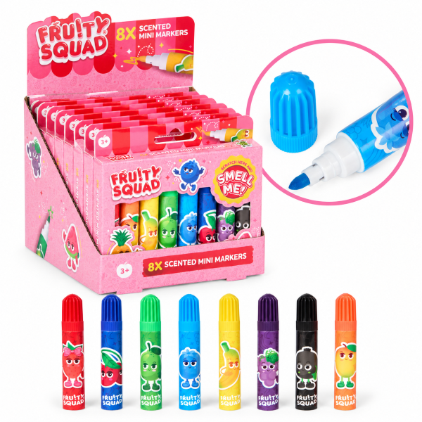 Fruitysquad 8 geur mini stiften FS253002