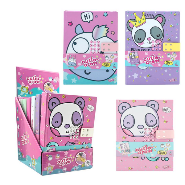 Cutie crew dagboek met slot CC60345V