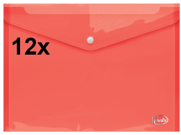 Forofis 12 documentenmap rood A4 91171