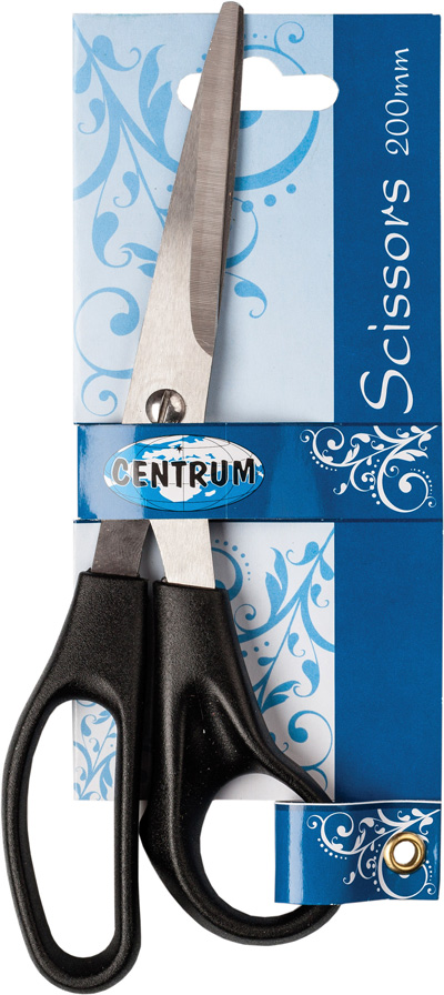 Schaar 20cm Zwart Handvat Centrum 80180