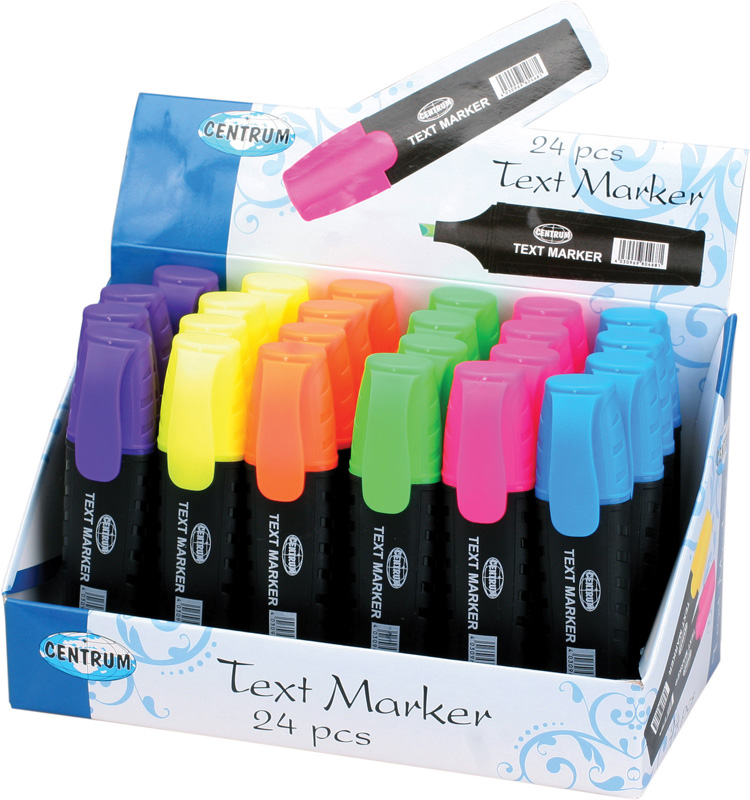 24 Textmarkers in display 80468