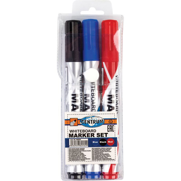 3 Whiteboardmarker Centrum 80532