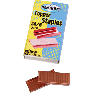 10X 1000 Nietjes Koper #24/6 Centrum