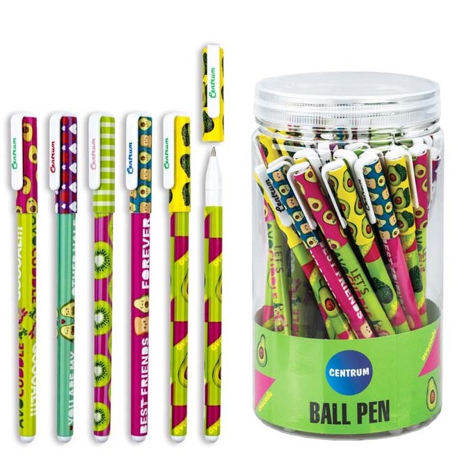 48 Uitwisbare gelpennen fruit 89676