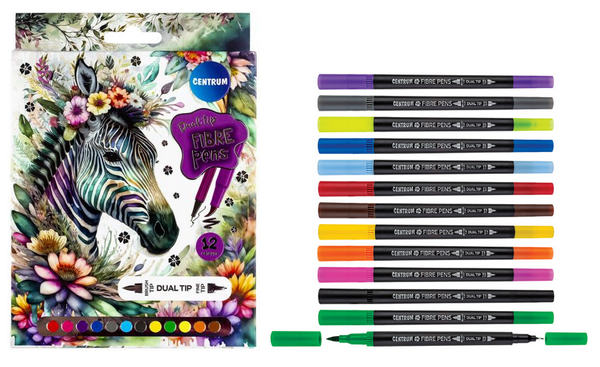 Centrum 12 viltstiften dubbel 89733