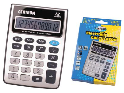 Centrum Calculator met 12 digits 83401
