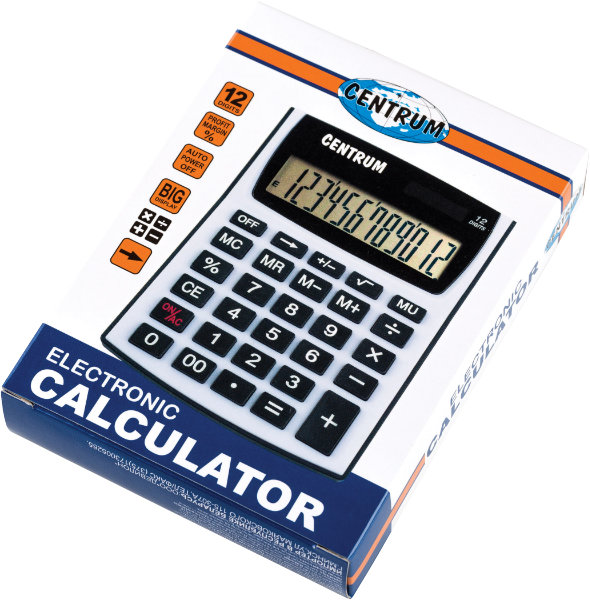 Centrum calculator met 12 digits 83402