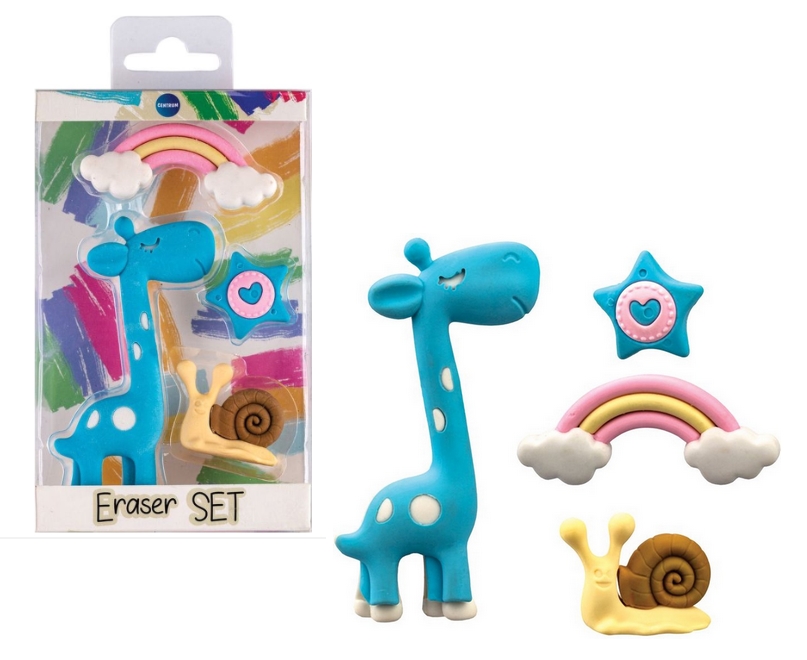 Gummen set giraffe in PP doosje 89555
