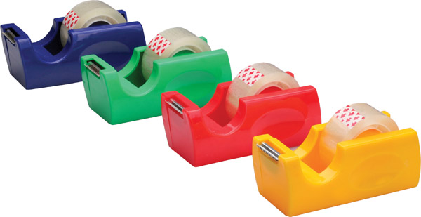 12 plakband afroller met tape 83571