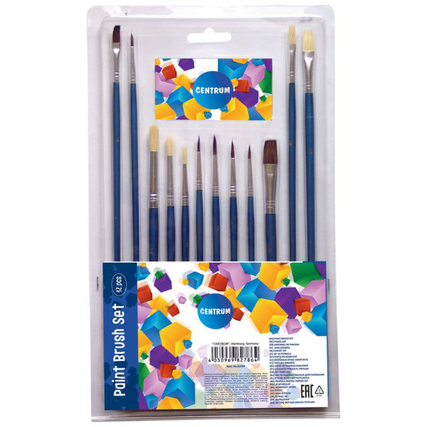 12 Penseel Ass.Blis.Cent.82786