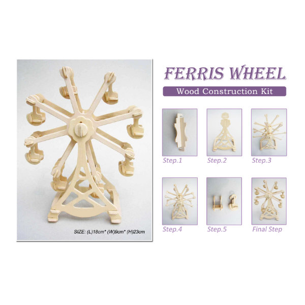 Bouwpakket hout Reuzenrad 952