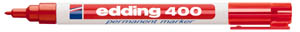 10 Edding 400 Permanent Markers Rood