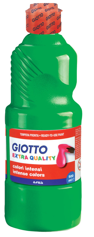 Plakkaatverf 500ml giotto t. donkergroen
