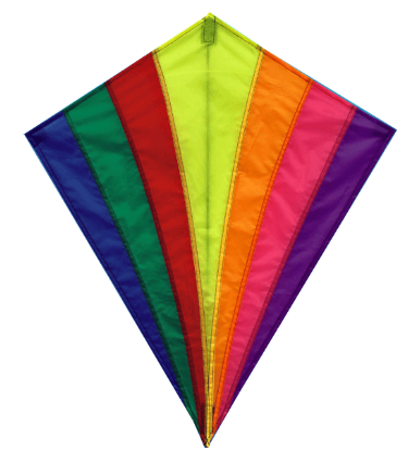 Diamant vlieger rainbow 82x88 02227