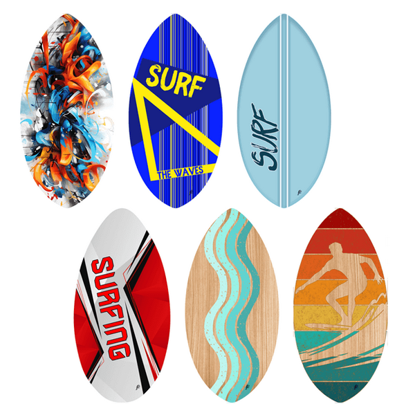 6 skimboard hout 75cm 6 ass. 02207