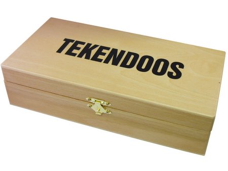 Tekendoos hout 25*12,5*6,5cm