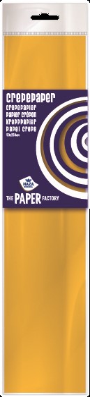 10 vel crepe papier oker geel 100507