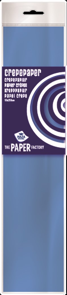 10 vel crepe papier middenblauw 100535