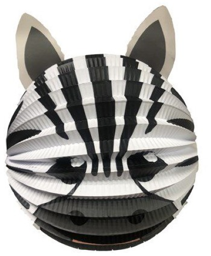 5 Bollampionnen Zebra 20 cm 430061