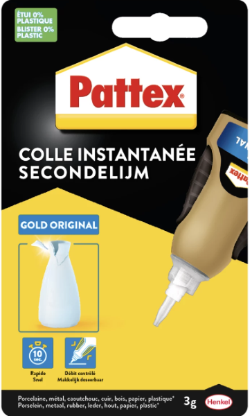 Pattex Gold Original SecondeLijm 2898261