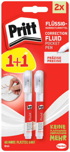 Pritt 1+1 Correctie pocket pen 8 ml