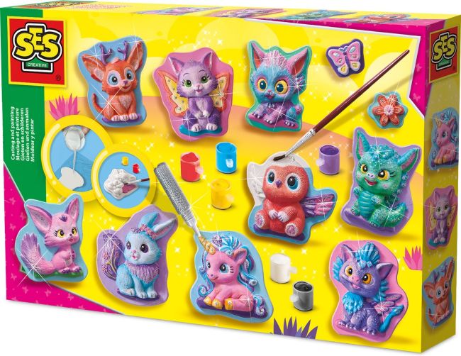 SES gieten en schild. fantasiefig. 01342