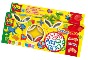 SES 8 potjes klei en figuurtjes 00498