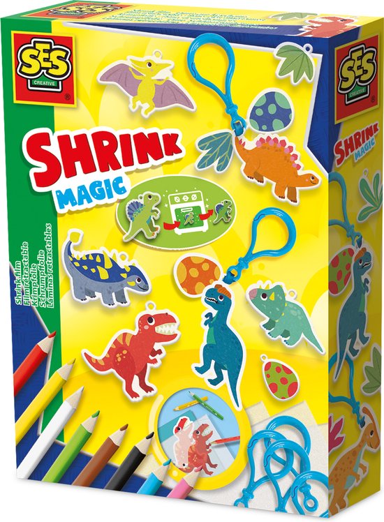 SES krimpfolie dino sleutelhangers 14294