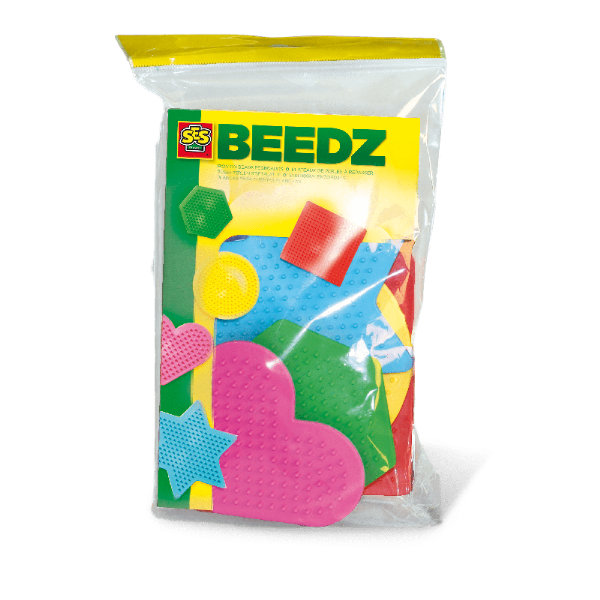 Ses 5 Strijkkralenbordjes in verp. 00782