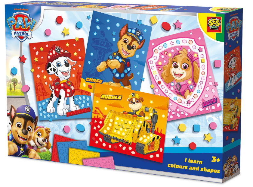 SES Paw P.-ik leer kleuren en vorm.14084