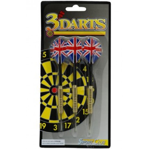 3 Dartpijlen 18 grams brass 305118