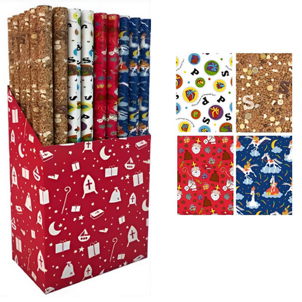 Rol Sint cadeaupapier 200x70cm GW-20330