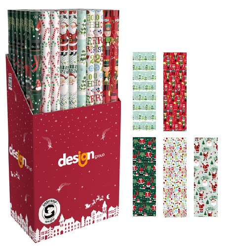 Rol Kerstpapier Home 200X70cm GW-19378