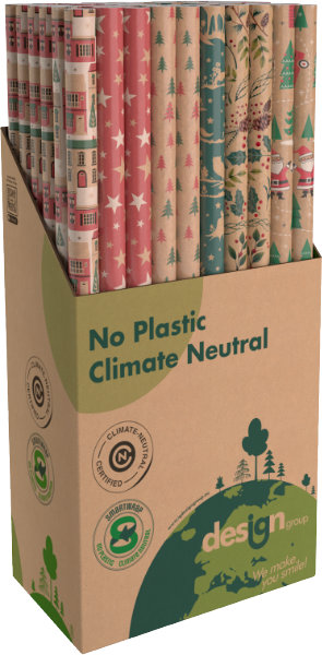 Rol Kerstpapier Br. kraft 200x70cm 19392