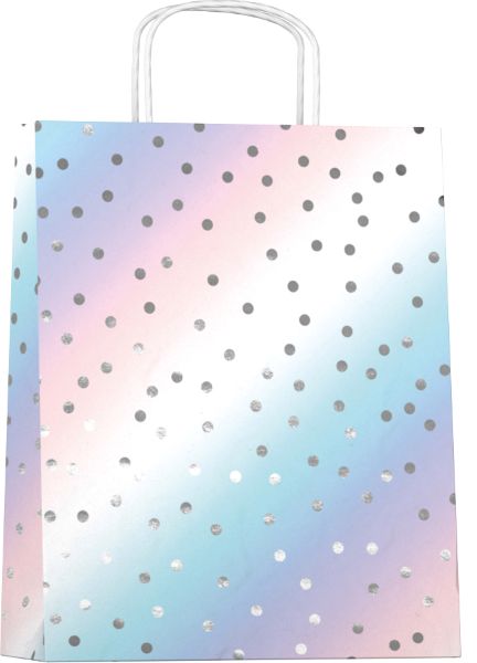 Papieren cadeau tas L Festive