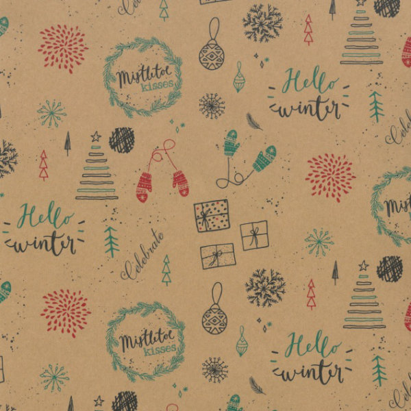 Kerst 90222 30cm * 200m