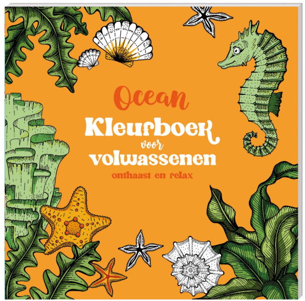 Kleurboek voor volwassenen ocean