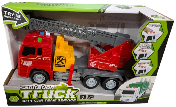 Brandweerauto met licht en geluid 4081