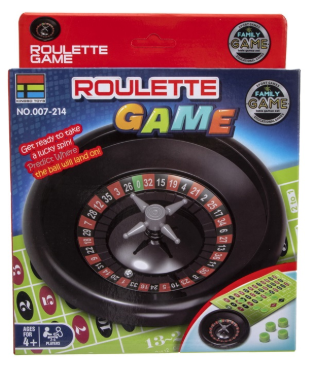 Roulette spel 17 cm. 4785