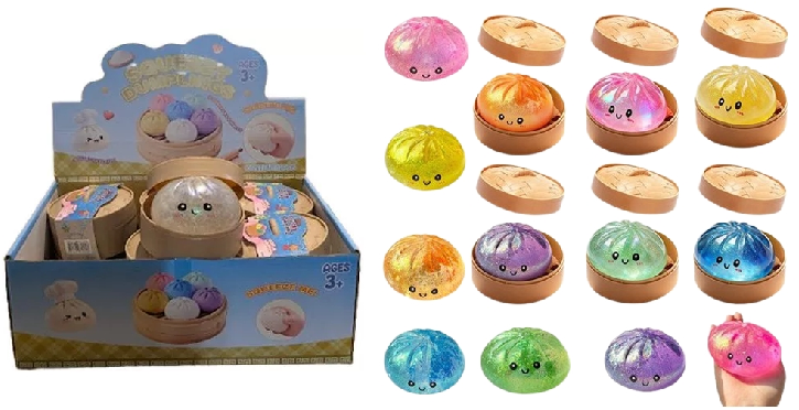 12 Squeezy Dumpling + glitter 8,5cm 4942